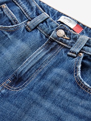 Donkerblauw - Hourglass Darted Knee Barrel 100% Cotton Jeans - Image 7 of 8