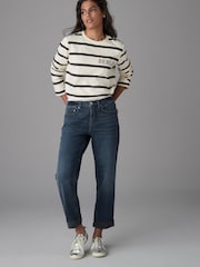 Inky Blue Boyfriend Jeans - Image 2 of 8