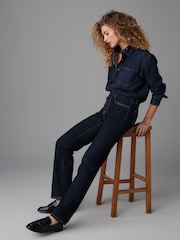 Rinse Rigid Straight Leg Jeans - Image 3 of 5