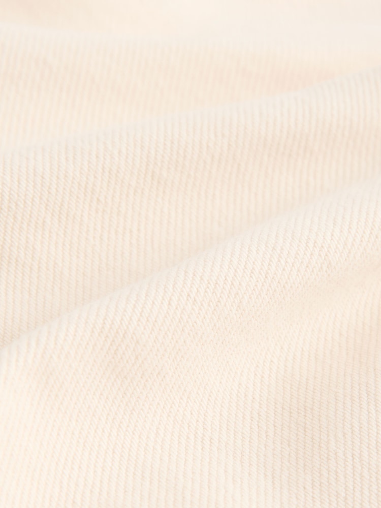 Ecru 100% Cotton Arched Barrel Jeans - Image 8 of 8