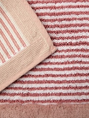 Christy Rose Portobello Stripe 100% Cotton Bath Mat - Image 2 of 4