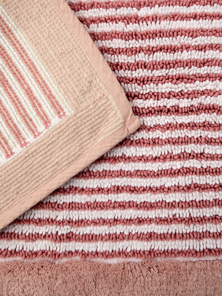 Christy Rose Portobello Stripe 100% Cotton Bath Mat - Image 2 of 4 Christy Rose Portobello Stripe 100% Cotton Bath Mat - Image 2 of 4
