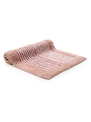 Christy Rose Portobello Stripe 100% Cotton Bath Mat - Image 3 of 4