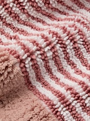Christy Rose Portobello Stripe 100% Cotton Bath Mat - Image 4 of 4