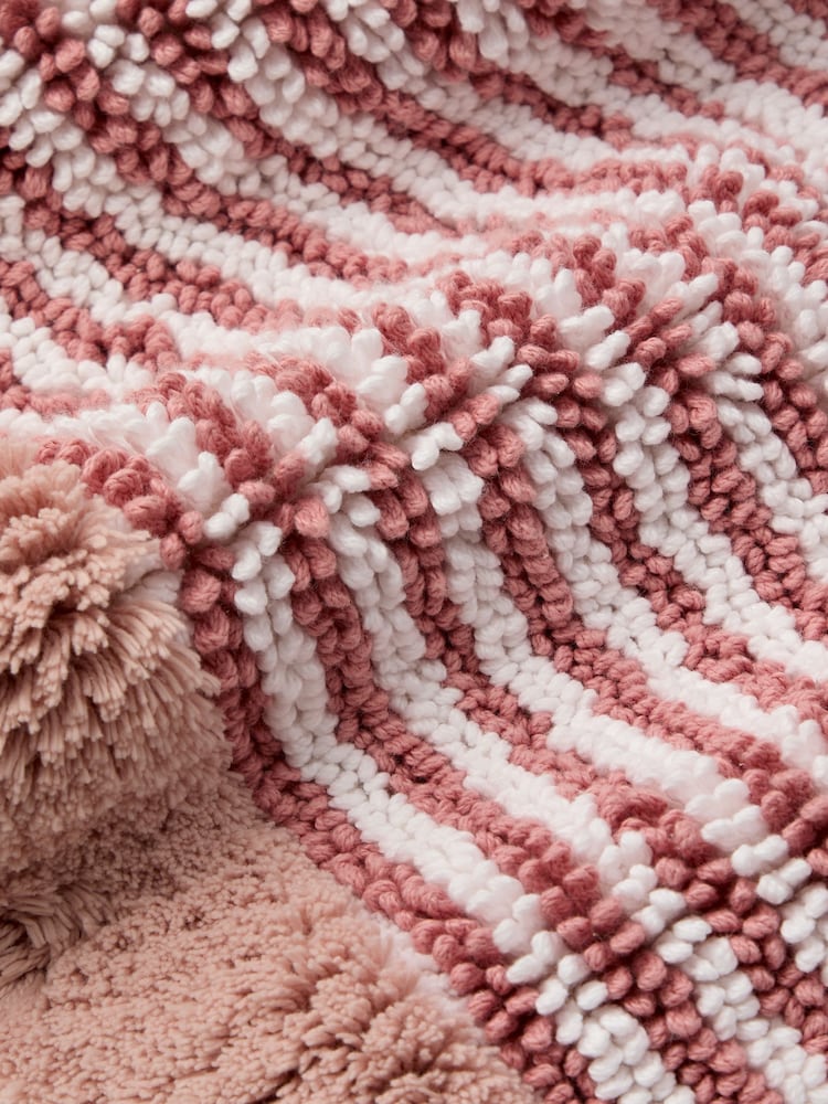 Christy Rose Portobello Stripe 100% Cotton Bath Mat - Image 4 of 4 Christy Rose Portobello Stripe 100% Cotton Bath Mat - Image 4 of 4