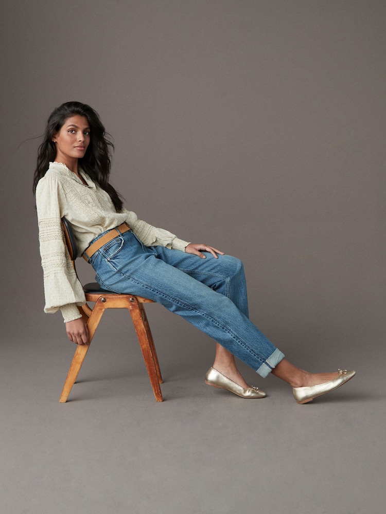 Mid Blue Boyfriend Jeans - Image 2 of 7