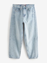 Bleach 100% Cotton Arched Barrel Jeans - Image 1 of 3