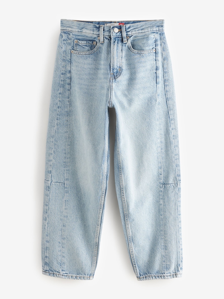Bleach 100% Cotton Arched Barrel Jeans - Image 1 of 3