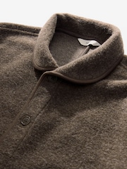 Chocolate Brown Wool Blend Shawl Cardigan - Image 9 of 9