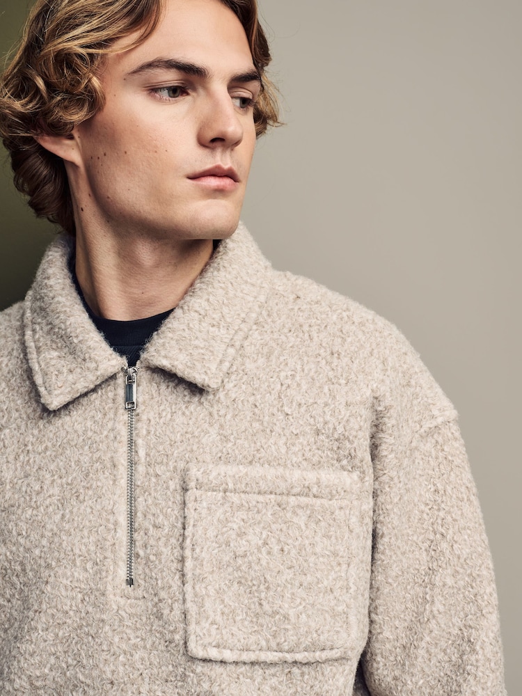 Neutral - Hanorac Borg Fleece - Image 1 of 8