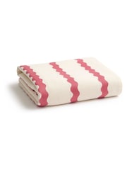 Christy Earth Red Takeaway Retro Style Lightweight Beach Towel - Image 1 of 4