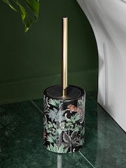 Black Tiger Print Toilet Brush - Image 1 of 4