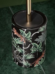 Black Tiger Print Toilet Brush - Image 3 of 4