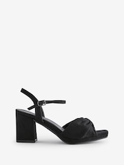 JD Williams Black Strappy Platform Sandals in Extra Wide Fit - Image 5 of 5