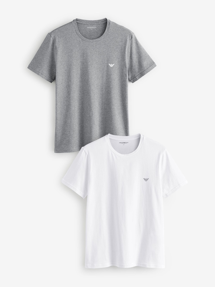 Emporio Armani Bodywear T-Shirts 2 Pack. - Image 1 of 3
