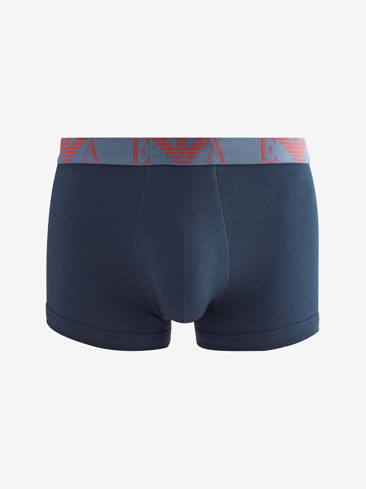 Emporio Armani Underwear Logo Band Boxers 3 Pack - Image 2 of 5