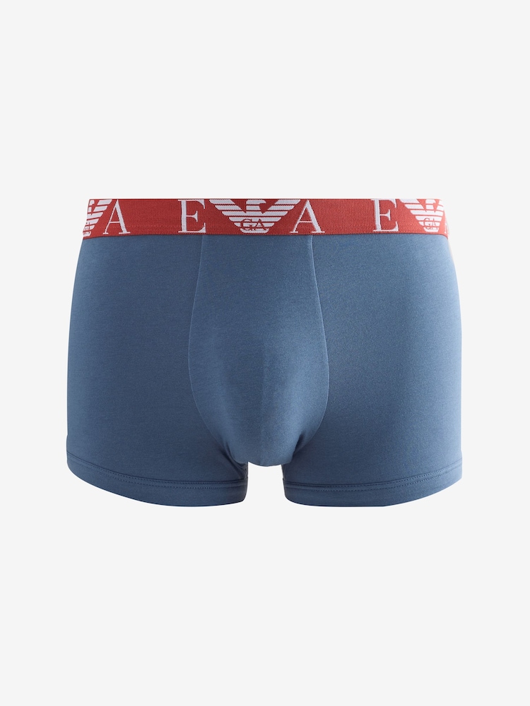 Emporio Armani Underwear Logo Band Boxers 3 Pack - Image 4 of 5