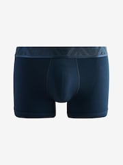 Emporio Armani EA7 Blue Tonal Logo Band Boxers 3 Pack - Image 2 of 5