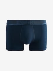 Emporio Armani EA7 Blue Tonal Logo Band Boxers 3 Pack - Image 3 of 5
