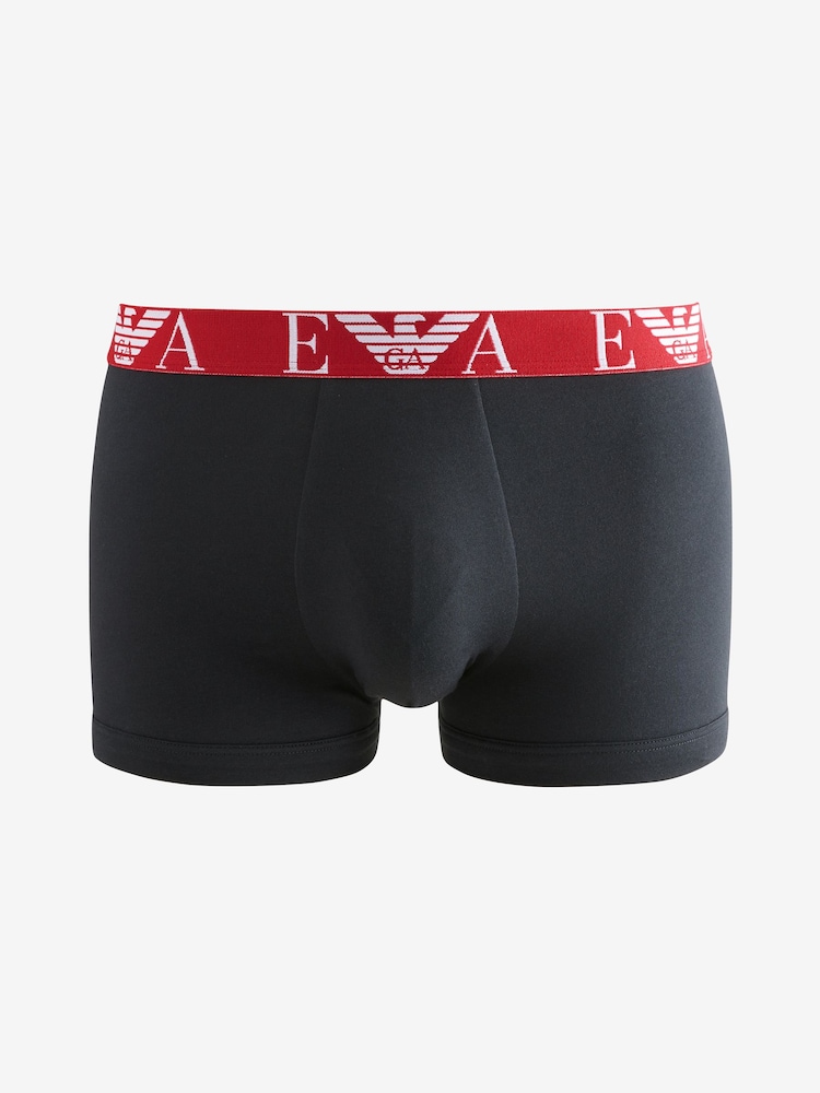 Emporio Armani Underwear Logo Band Boxers 3 Pack - Image 2 of 5