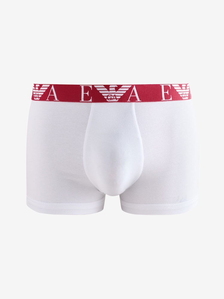 Emporio Armani Underwear Logo Band Boxers 3 Pack - Image 3 of 5