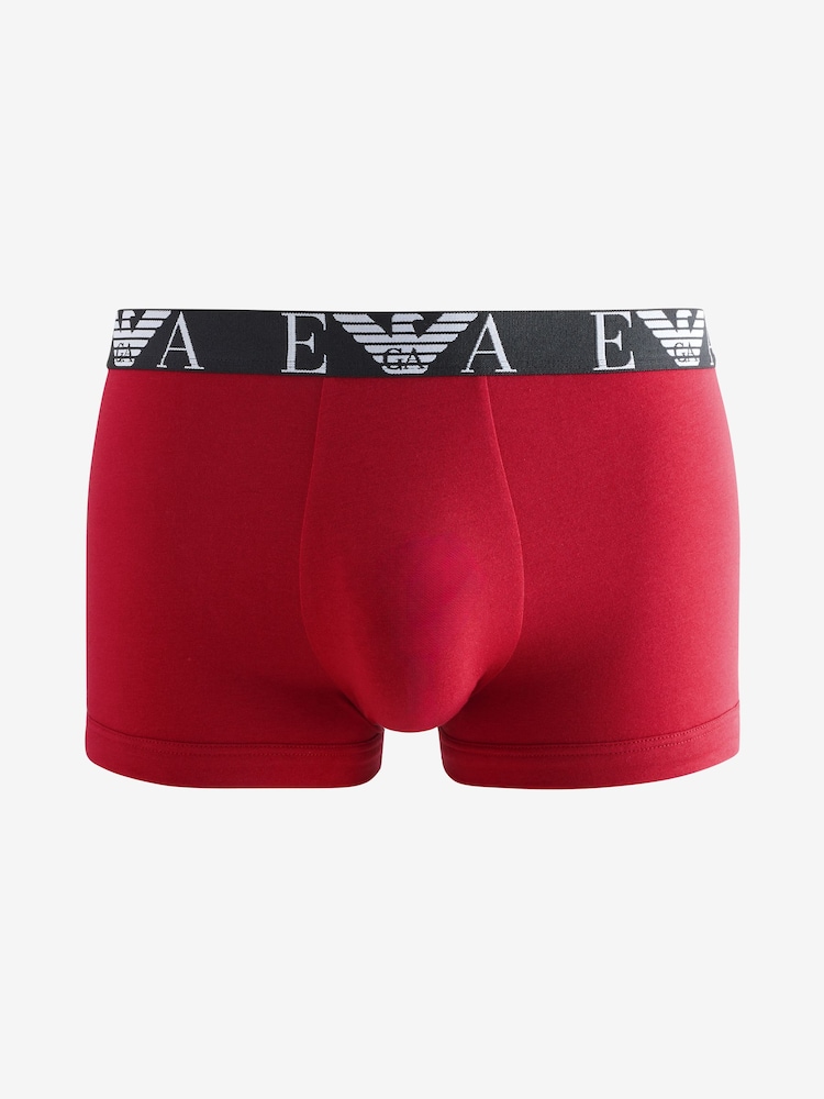 Emporio Armani Underwear Logo Band Boxers 3 Pack - Image 4 of 5