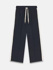 Mint Velvet Blue Side Stripe Trousers - Image 3 of 4