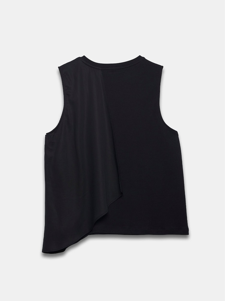 Mint Velvet Black Mixed Top - Image 4 of 4 Mint Velvet Black Mixed Top - Image 4 of 4