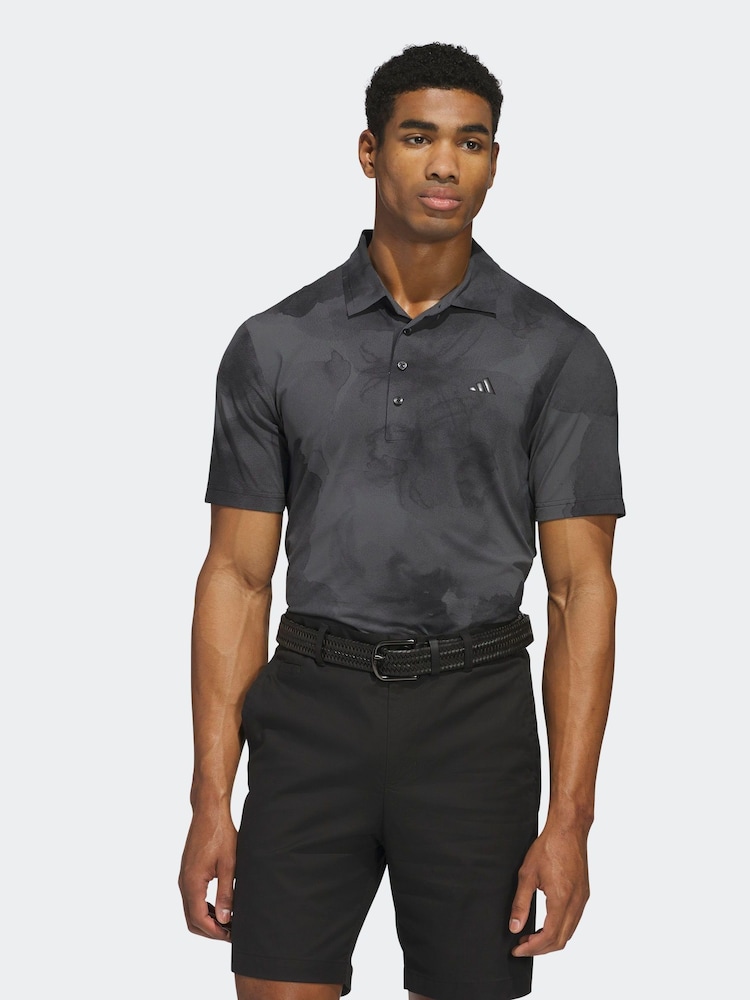 adidas Golf Ultimate365 Tour Printed Cool Feeling Left Chest Polo Shirt - Image 1 of 7