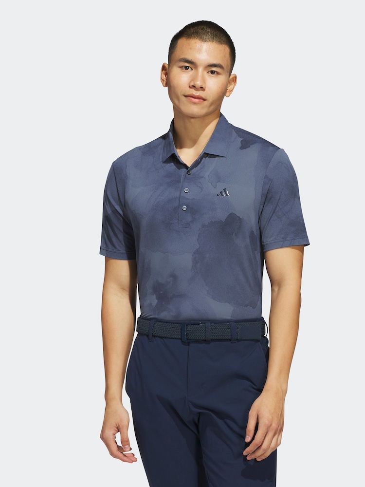 adidas Golf Ultimate365 Tour Printed Cool Feeling Left Chest Polo Shirt - Image 1 of 6