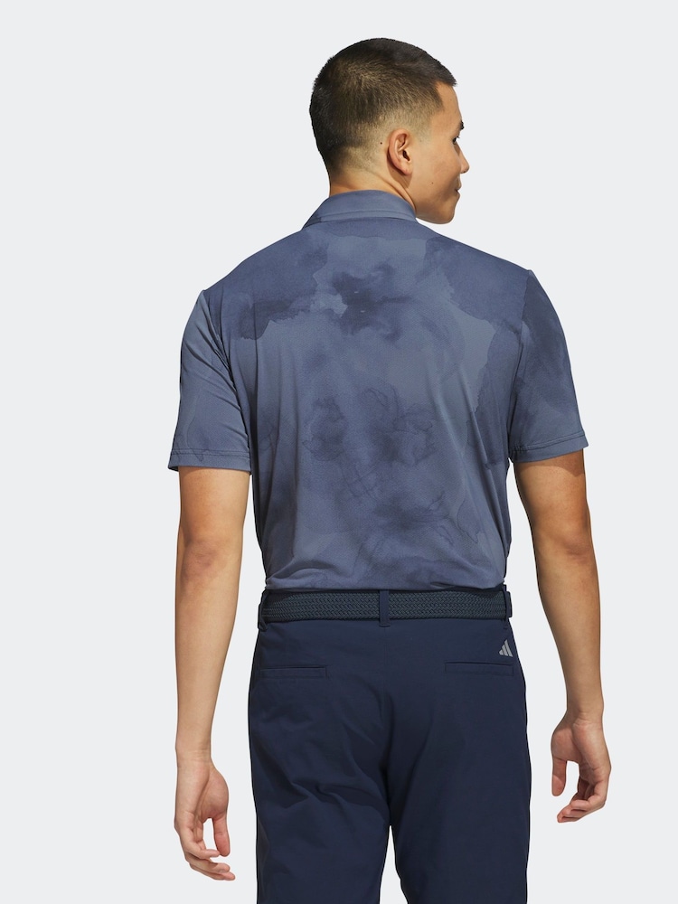 adidas Golf Ultimate365 Tour Printed Cool Feeling Left Chest Polo Shirt - Image 2 of 6