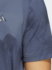 adidas Golf Ultimate365 Tour Printed Cool Feeling Left Chest Polo Shirt - Image 4 of 6