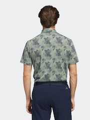 adidas Golf Go-To Printed Polo Shirt - Image 2 of 7
