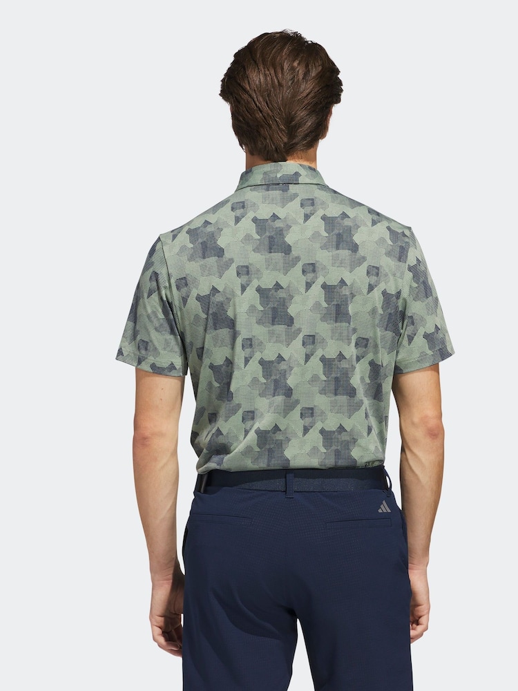 adidas Golf Go-To Printed Polo Shirt - Image 2 of 7