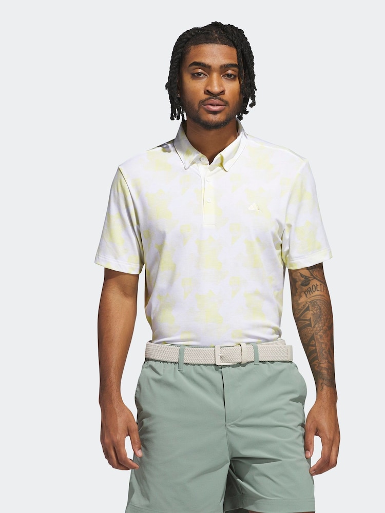adidas Golf Go-To Printed Polo Shirt - Image 1 of 7