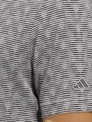 adidas Golf Go-To Printed Stripe Polo Shirt - Image 2 of 7