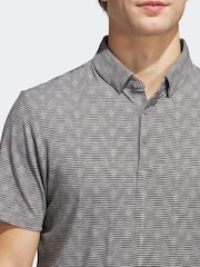 adidas Golf Go-To Printed Stripe Polo Shirt - Image 3 of 7