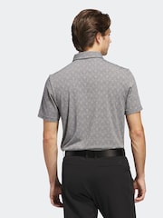 adidas Golf Go-To Printed Stripe Polo Shirt - Image 4 of 7