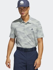 Серый - adidas Golf Ultimate 365 Speed Stripe Polo Shirt - Изображение 1 из 7