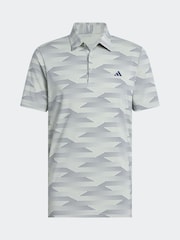 Серый - adidas Golf Ultimate 365 Speed Stripe Polo Shirt - Изображение 3 из 7