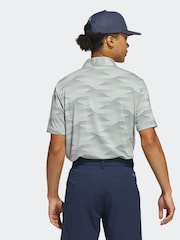 Серый - adidas Golf Ultimate 365 Speed Stripe Polo Shirt - Изображение 5 из 7