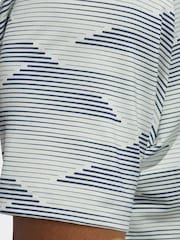 Серый - adidas Golf Ultimate 365 Speed Stripe Polo Shirt - Изображение 6 из 7