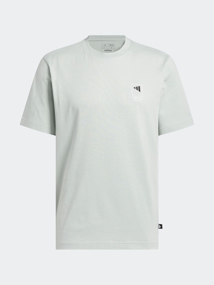 adidas Golf Grey Beyond Graphic T-Shirt - Image 6 of 6