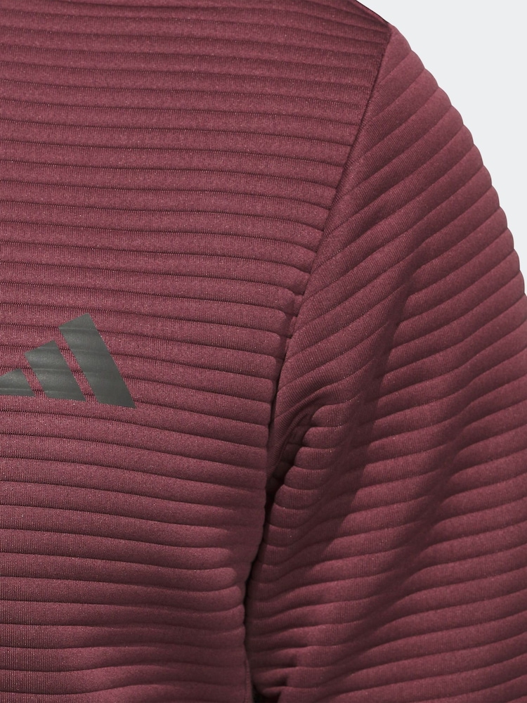 adidas Golf Ultimate365 Dwr Textured Quarter Zip Sweatshirt - Image 3 of 7