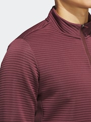 adidas Golf Ultimate365 Dwr Textured Quarter Zip Sweatshirt - Image 4 of 7