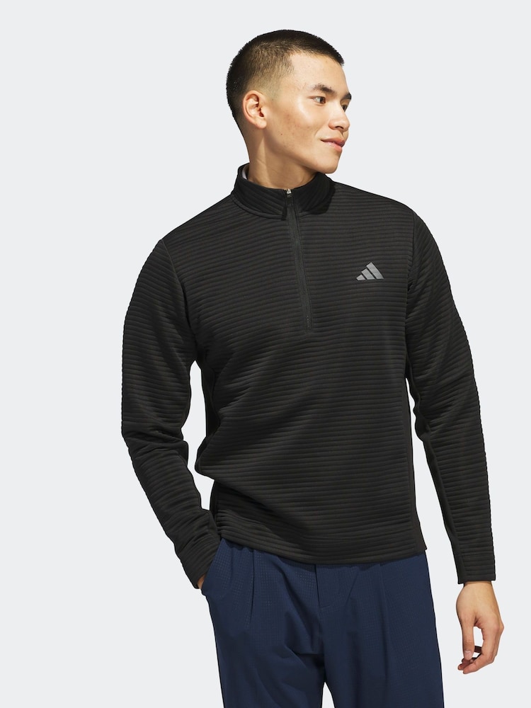 adidas Golf Ultimate365 Dwr Textured Quarter Zip Sweatshirt - Image 1 of 6