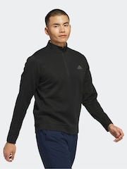adidas Golf Ultimate365 Dwr Textured Quarter Zip Sweatshirt - Image 3 of 6