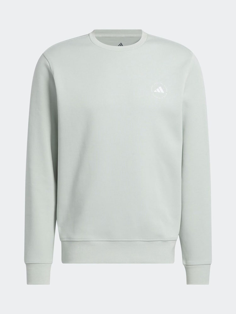 adidas Golf Pebble Crew Neck Sweatshirt - Image 7 of 7