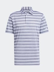 رمادي/أبيض - قميص بولو خطوط لونين من Adidas Golf - صورة 1 من 1