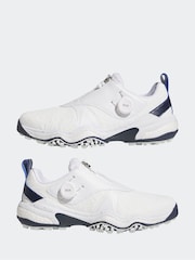 adidas Golf Codechaos Boa 25 Spikeless White/Silver Trainers - Image 5 of 9